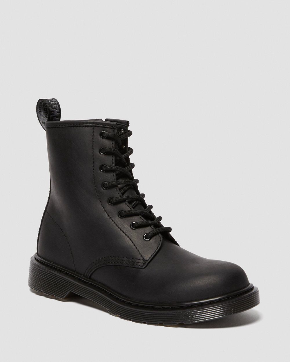 Dr Martens 1460 Faux Fur Lined Topánky Detske ( Čierne ) SK 931-BHRCGV